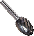 Drill America SE-6NF Carbide Burr/Rotary File Oval None-Ferrous for Aluminum 5/8" Dia. x 1" Cut Length with 1/4" Shank and 2-3/8" Overall Length, DUL Series