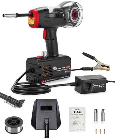 TLL Portable MIG Welder Handheld 120A 110V, Hand Held Welder Gun
