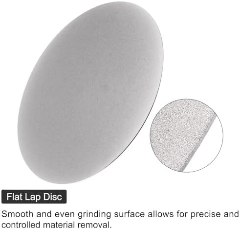 uxcell Diamond Sanding Grinding Disc, 12-Inch (300mm) Grit 400 No Center Hole, Flat Lap Disk Polishing Discs Abrasive Wheel for Gemstone Tile Porcelain Glass Stone Metal