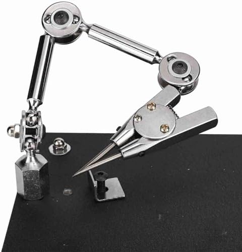 Welding Work Clip, Auxiliary Jewelry Soldering Clamp Angle Adjustable Steel Tool for Repairing Microelectronics Modeling, Small Object Observation