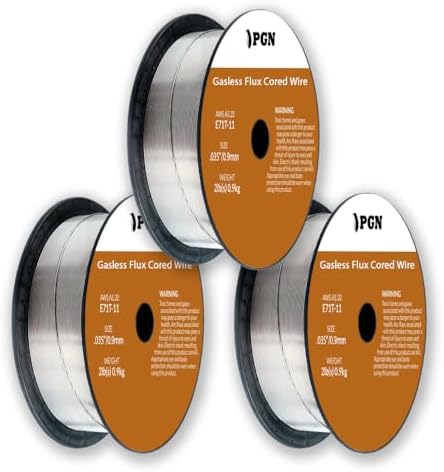 PGN E71T-11 .035" (3 Pack) Gasless Flux Core Welding Wire 2 lb