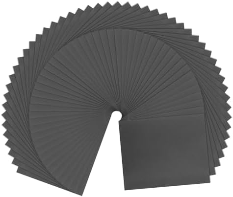 HARFINGTON 50pcs Sandpaper 400 Grit 9 x 11 Inch Waterproof Backing Silicon Carbide Abrasive Wet Dry Sanding Sheets for Wood Finishing, Metal Sanding, Automotive Polishing