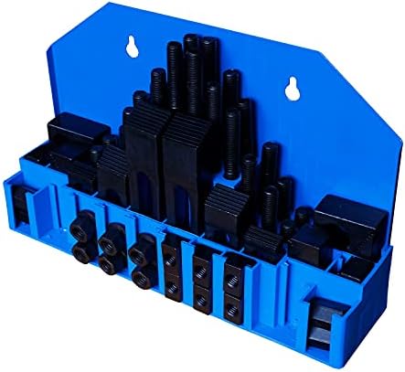 TEXALAN(R) Hold Down Clamp Clamping Set Kit for Bridgeport Mill (9/16" Slot 1/2" Stud)