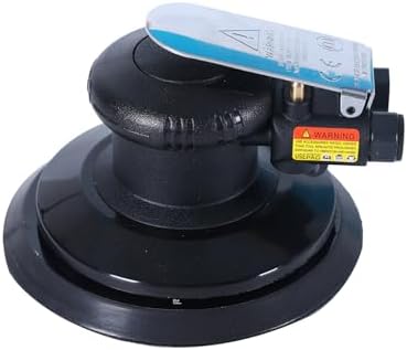 Professional Heavy Duty 6" Dual Action Random Orbit Air Sander, Orbital Pneumatic Palm Sander -Composite Design, Low Vibration