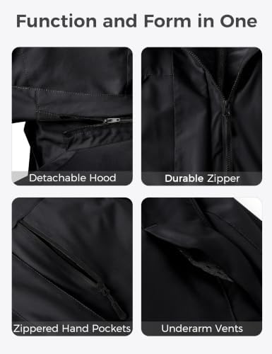 wantdo Women's 3 in 1 Ski Jacket Plus Size Winter Coats Snowboarding Jacket