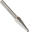 Drill America SL-1 Carbide Burr/Rotary File Cone Double Cut for Die Grinder 1/4" Dia. x 5/8" Cut Length with 1/4" Shank and 2" Overall Length, DUL Series