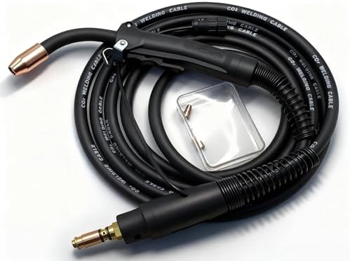 10ft MIG GUN Replacement for Tweco Fusion 140 180 for ESAB Rebel EMP 205ic 210 215ic & Fabricator 141i W1003141 & EM 210 & FIREPOWER 1444-1200 FP-200 MIG welder