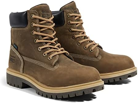 Timberland PRO Women’s Direct Attach 6 Inch Steel Safety Toe Insulated Waterproof Industrial Work Boot