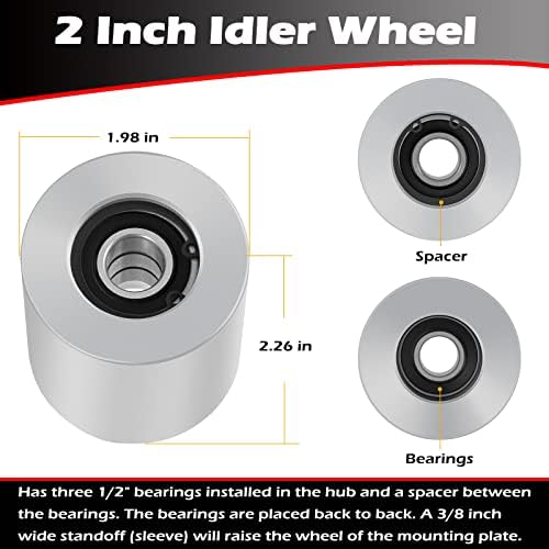 Inland 2x72 Belt 'n Grind Jr. Knife Grinder Complete Wheels & Drive Wheel 5/8-3-2 Arbor Bore