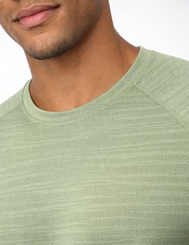 Liberty Imports 5 Pack Men's Active Quick Dry Crew Neck T Shirts