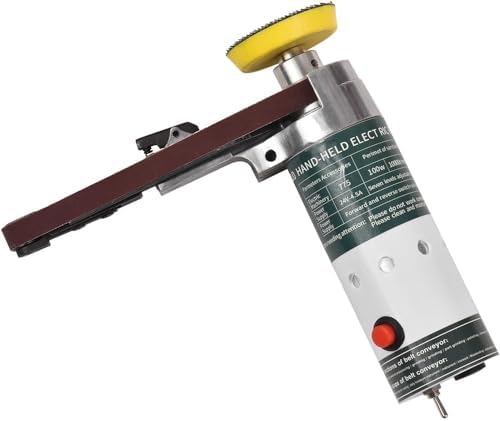 Grinder， Electric Belt Sander Mini Belt Sander Electric Grinder Small Grinding Machine Hand-held Electric Belt Sander