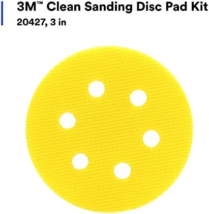 3M Clean Sanding Disc Pad Kit, 20427, 3 in