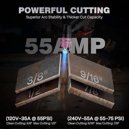 ARCCAPTAIN iControl CUT55 Prolux Plasma Cutter Machine, 55Amp, 120V/240V