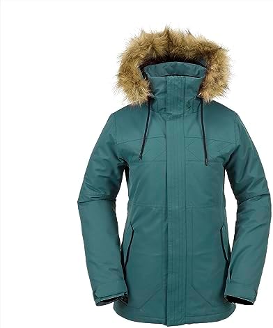 Volcom Women's Fawn Insulated Snowboard Ski Winter Hooded Jacket