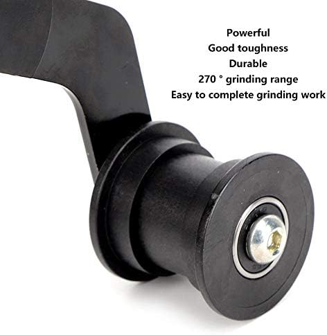 Pipe Polishing Machine Stainless Steel Pipe Polisher, Belt Sander Attachment Pipe Grinder for Elbow Tubes Model M10 Includes Driving Wheel, Handle, 5 Abrasive Belts, Protective Cover