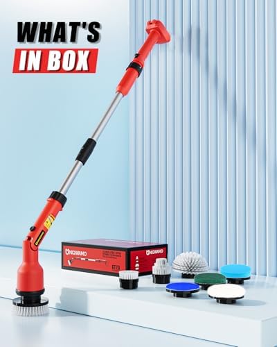 Uniqwamo Electric Spin Scrubber Compatible for Milwaukee 18V Battery