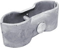 1-7/8" Galvanized Chain Link Fence Panel Clamps with Bolts & Nuts - Saddle Clamps for Dog Kennels & Temporary Fencing (1 Set)