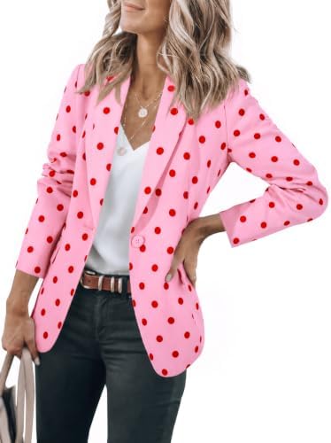 Cicy Bell Womens Casual Blazers Long Sleeve Work Office Suit Jackets Blazer