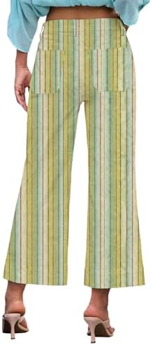 Wide Leg Jeans for Women Trendy High Waisted Flare Jeans Cropped Pants Stretchy Baggy