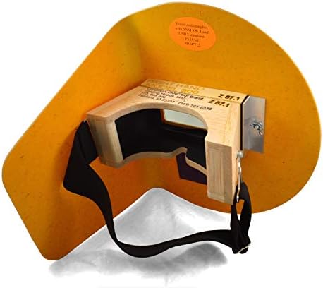 The Original Pancake Welding Hood Helmet w/Strap - Right Handed