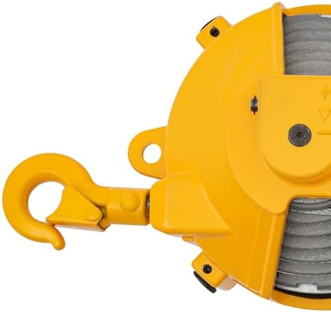 Spring Tool Balancer 20-33lbs Retractable Spring Balancer Self-Locking Ratchet Device Retractable Tool Fixture Holder with 1.5m Wire Rope Adjustable Balancer Retractor Hanging Holding Equipment