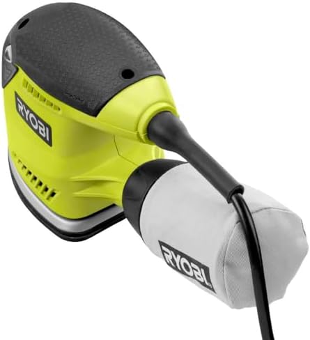 Ryobi ZRCFS1503GK 1.2 Amp Corner Cat Finish Sander (Green) Factory (Renewed)
