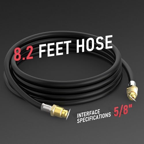 YESWELDER Argon CO2 Regulator with 8.2 ft Hose 0-4000 PSI Gauges Gas