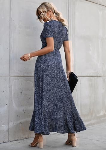 PRETTYGARDEN Women's Boho Floral Summer Maxi Dresses