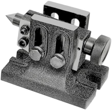 Cast Iron Tailstock for HV4, HV5 & HV6 Rotary Tables – Heavy-Duty Tailstock for Milling & Engineering Machines | Adjustable Centre Height 80–105mm | Robust Precision Alignment Tool