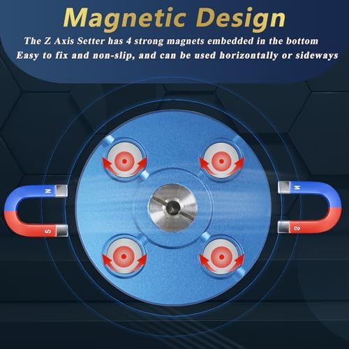 Electronic Z Axis Zero Setter,Digital Height Pre-Setter,Z Axis Pre Setting Device Positioning Tool,CNC Machining Center Blade Adjuster,for CNC Lathe,Milling Machine,Drilling Machine