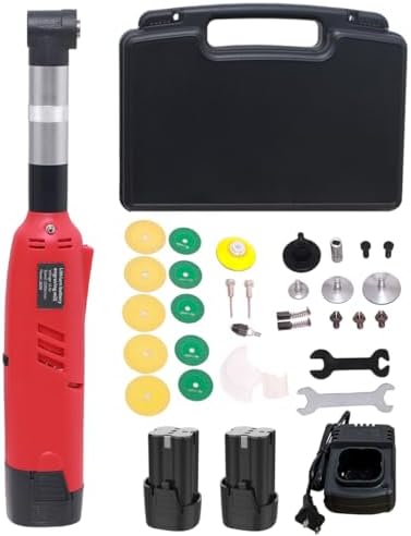 360W Cordless Die Grinder Sander Polisher Grinding Tool for Contour Grinding, Cutting, Engraving, Polishing, Milling, 5 Variable Speeds, 12000 RPM, with Lithium Ion Batteries and Charger
