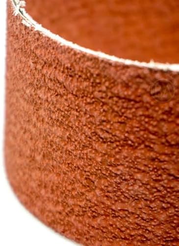 Benchmark Abrasives 2" x 36" Ceramic Sharpening Sanding Belts for Grinding Deburring Polishing Rust Removal on Metal, Stainless Steel, and Carbon Steel, Use with Belt Disc Sander (6 Pack) - 60 Grit
