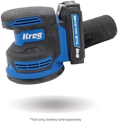 Kreg 20V Ionic Drive 5" Random Orbit Sander, KPTRS500A, 5", Bare Tool