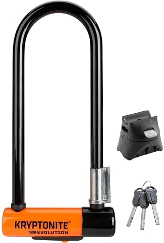 Kryptonite Evolution Mini-9 Bike U-Lock, 13mm Steel Anti-Theft Bicycle Lock