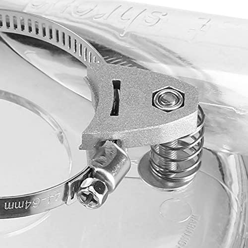 Shanrya Hand Grinder Dust Cover, Universal Dust Shroud for Angle Grinders, Fits 4" or 5" Grinder/Polisher, Captures Up to 99.5% Dust, Removable Front Edge, Adjustable Height