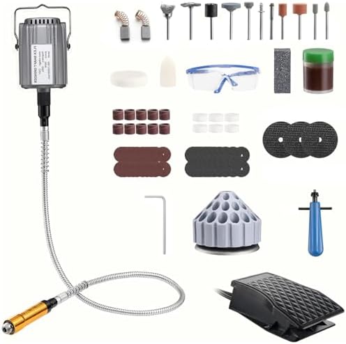 DZQ 780W Flex Shaft Grinder with 83 Accessories 0.4–6.5mm Chuck