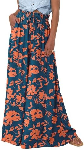 BTFBM Wide Leg Flowy Palazzo Pants for Women