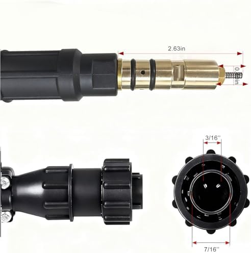 15ft 150A Mig Welding Gun Replacement M10 M15 M100 M150 Fits Miller Millermatic 90,120,130,130XP,135,140,141,150,175,180s,185, DVIs,211 MIG Welder
