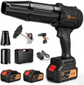 Cordless Leaf Blower with 2 Batteries & Charger, Black