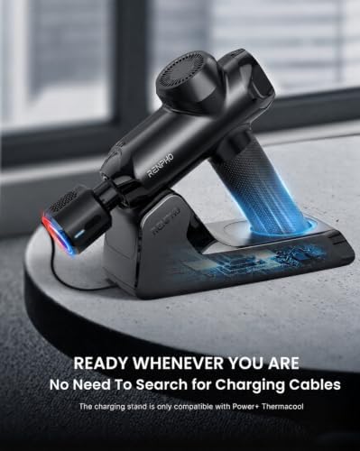 RENPHO Power+ Thermacool Deluxe Massage Gun with Heat and Cold