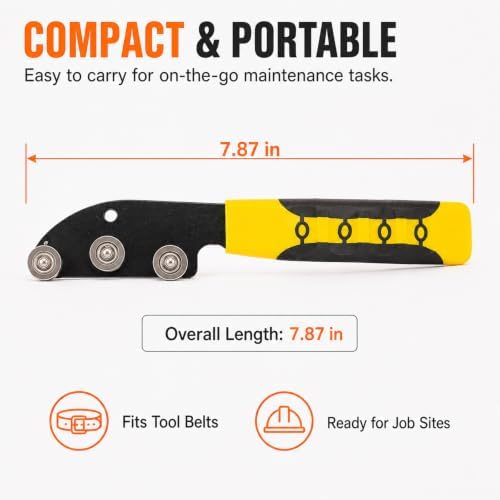 Wire Straightener Tool, Handheld Smooth-Rolling Durable Wire Straightener, Anti-Slip, Labor-Saving, Flexible Rotation, Wear-Resistant, Professional Manual Cable Untangling And Bending Device (1PCS)