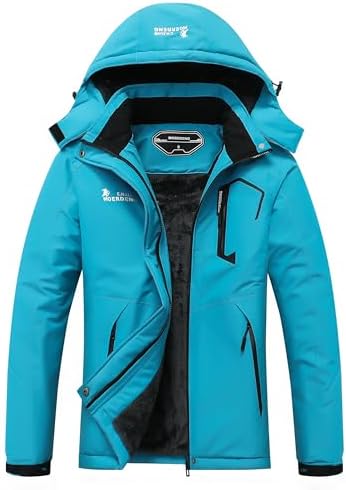 MOERDENG Women's Ski Jacket Warm Winter Coat Snowboarding Jacket