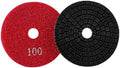 Diamond Polishing Pad, 3 inch 80 mm 100 Grit Sanding Discs for Grinder & Polisher, Hook and Loop Backing Pad for Grinding Buffing Granite Marble Concrete Stone (1 Piece)