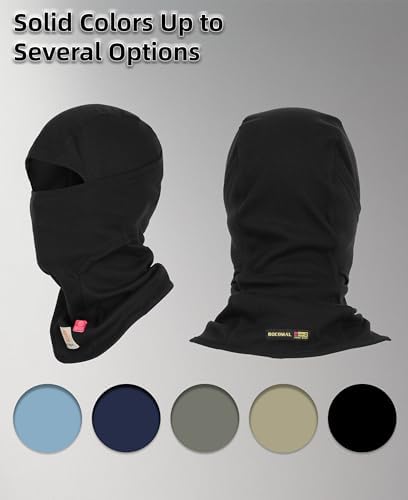 BOCOMAL FR Balaclava with Face Mask 7oz Midweight Arc Rated NFPA2112 CAT2