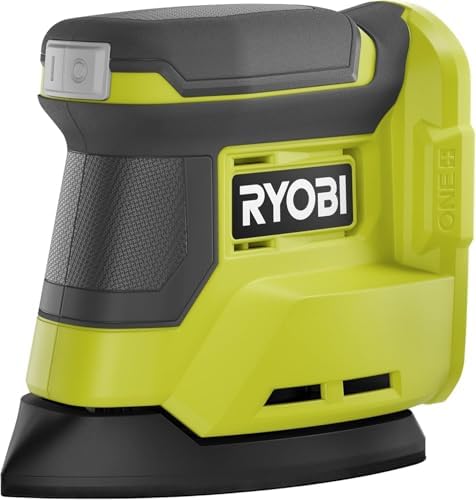 RYOBI ONE+ RPS18-0 Cordless Triangular Sander 18V – Retail Insole, Dust Collector, Compact and Handy, Ideal Finishes, Angles – Battery Not Included