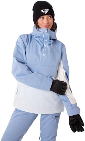 Roxy Women's Shelter Snowboard Jacket – 10k Waterproof Insulated Ski Jacket, Pfas-free, Hydrosmart Collar