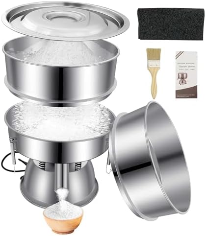 Sidasu Automatic Vibrating Sieve Shaker–30&50 Mesh Flour Sifter