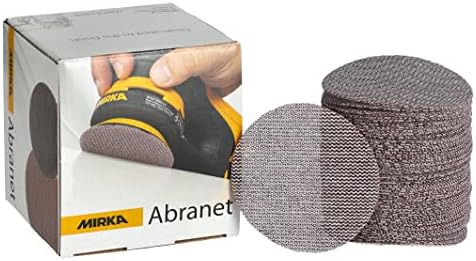 Mirka Abranet Grip Sanding Discs 3 Inch Grit 240 50 Pcs