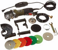 Hardin H38WVPOLSET 3/8-Inch Radius Stone and Concrete 1/4-Round Bullnose Shaping and Wet Polishing Kit