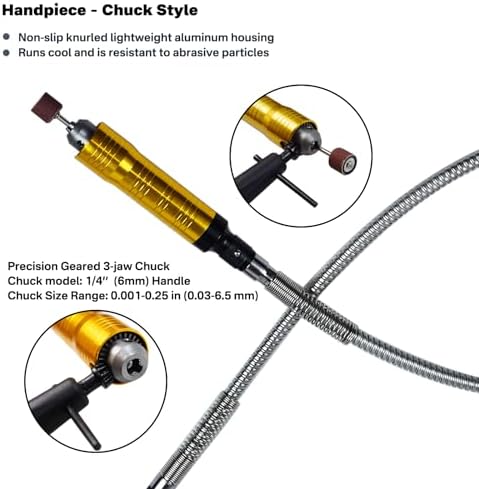 1200W Flexible Shaft Grinder with Forward and Reverse Functions
